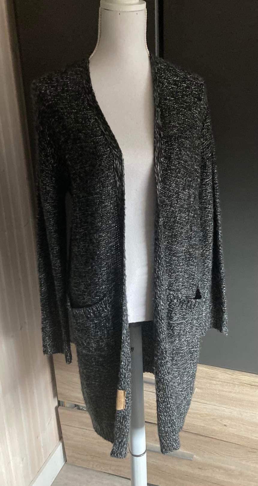 Zusss zwart zacht soepel gemêleerd vest M  €10,-, Ophalen of Verzenden, Gedragen, Maat 38/40 (M), Zwart