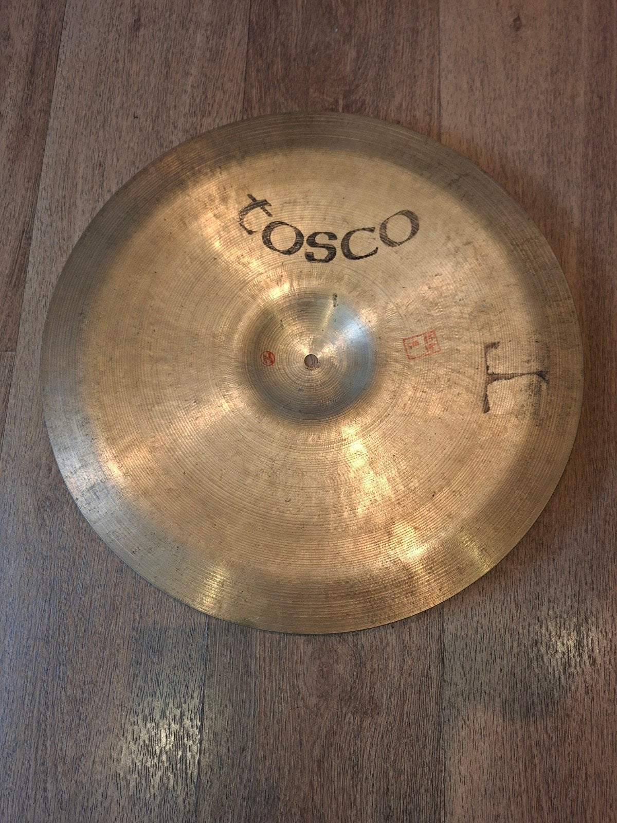 Tosco 18" swish cymbal bekken voor drumstel, Ophalen of Verzenden, Gebruikt, Drums of Percussie
