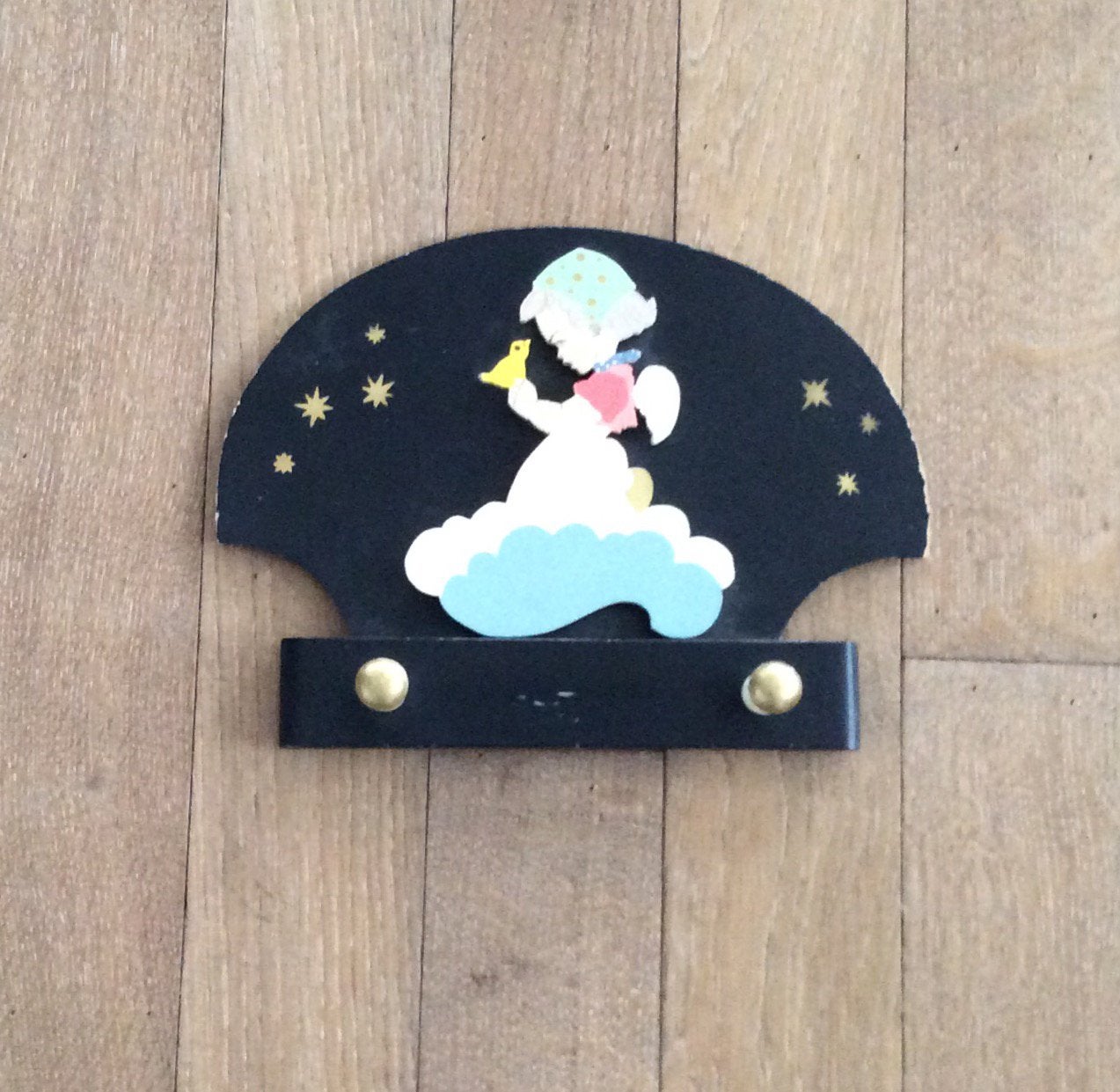Oud kapstokje voor kinder kamer, Ophalen of Verzenden