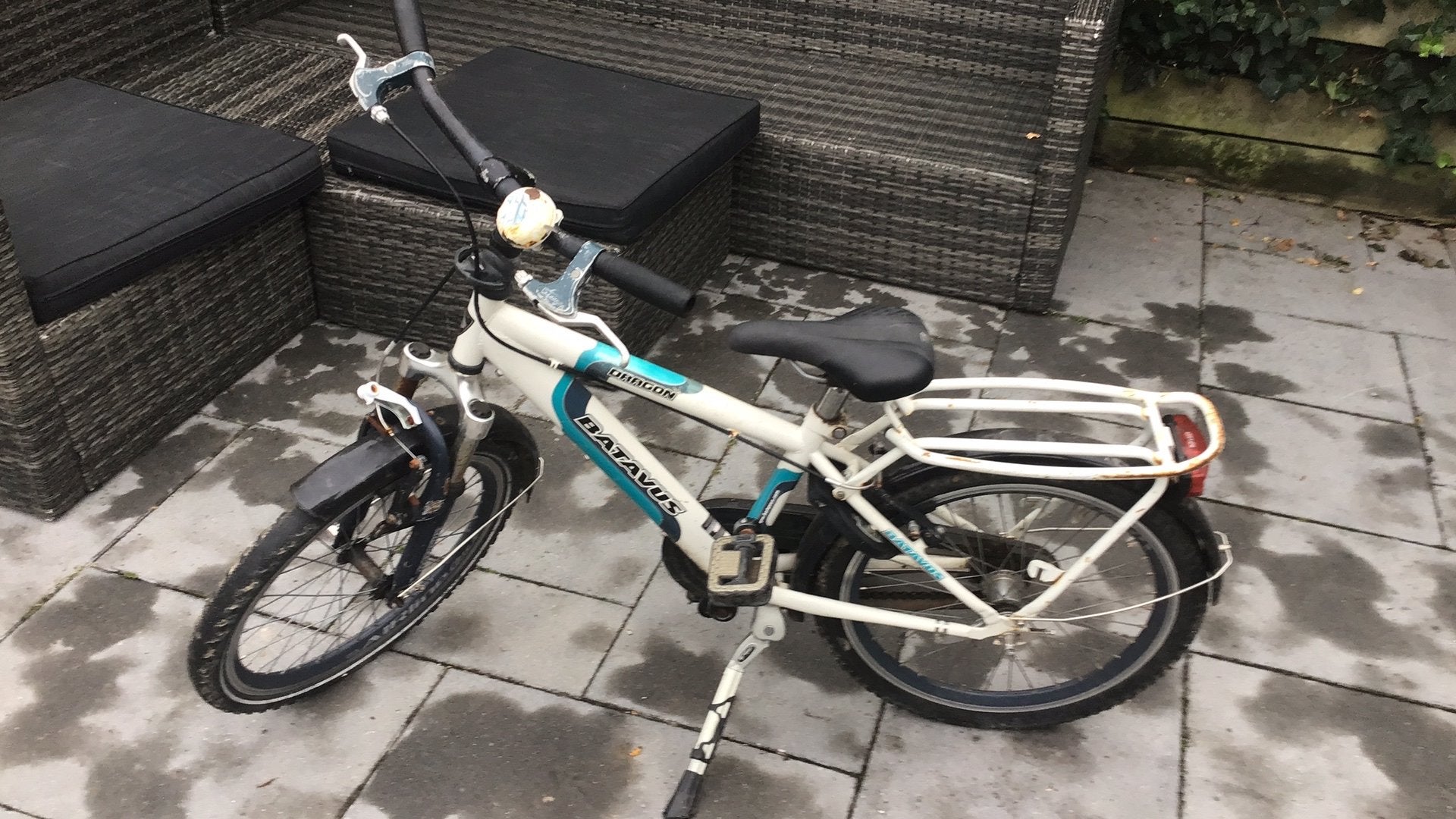 Batavus Dragon kinderfiets 20 inch - Gebruikt, Fietsen en Brommers, Ophalen, Gebruikt, Terugtraprem, 20 inch of meer