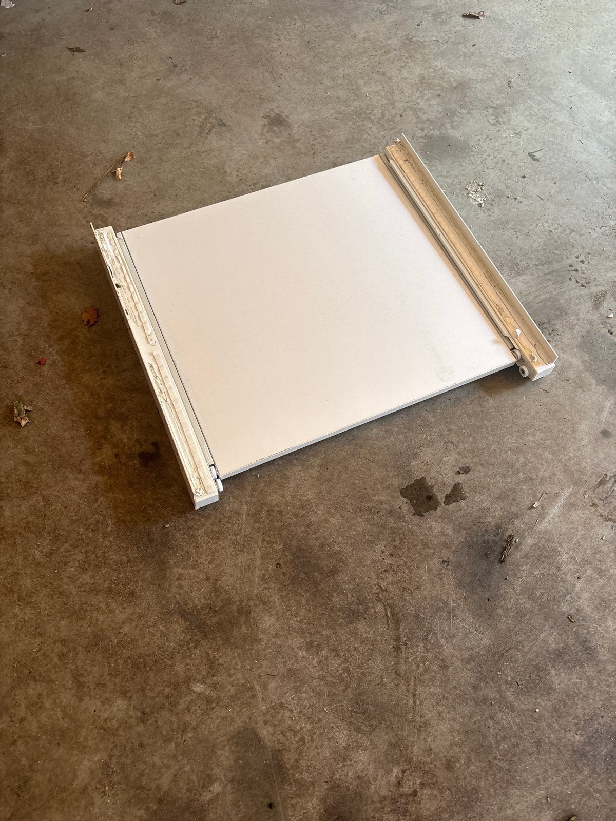 Uittrekbare plank voor wasmachine/droger, Ophalen of Verzenden, Gebruikt