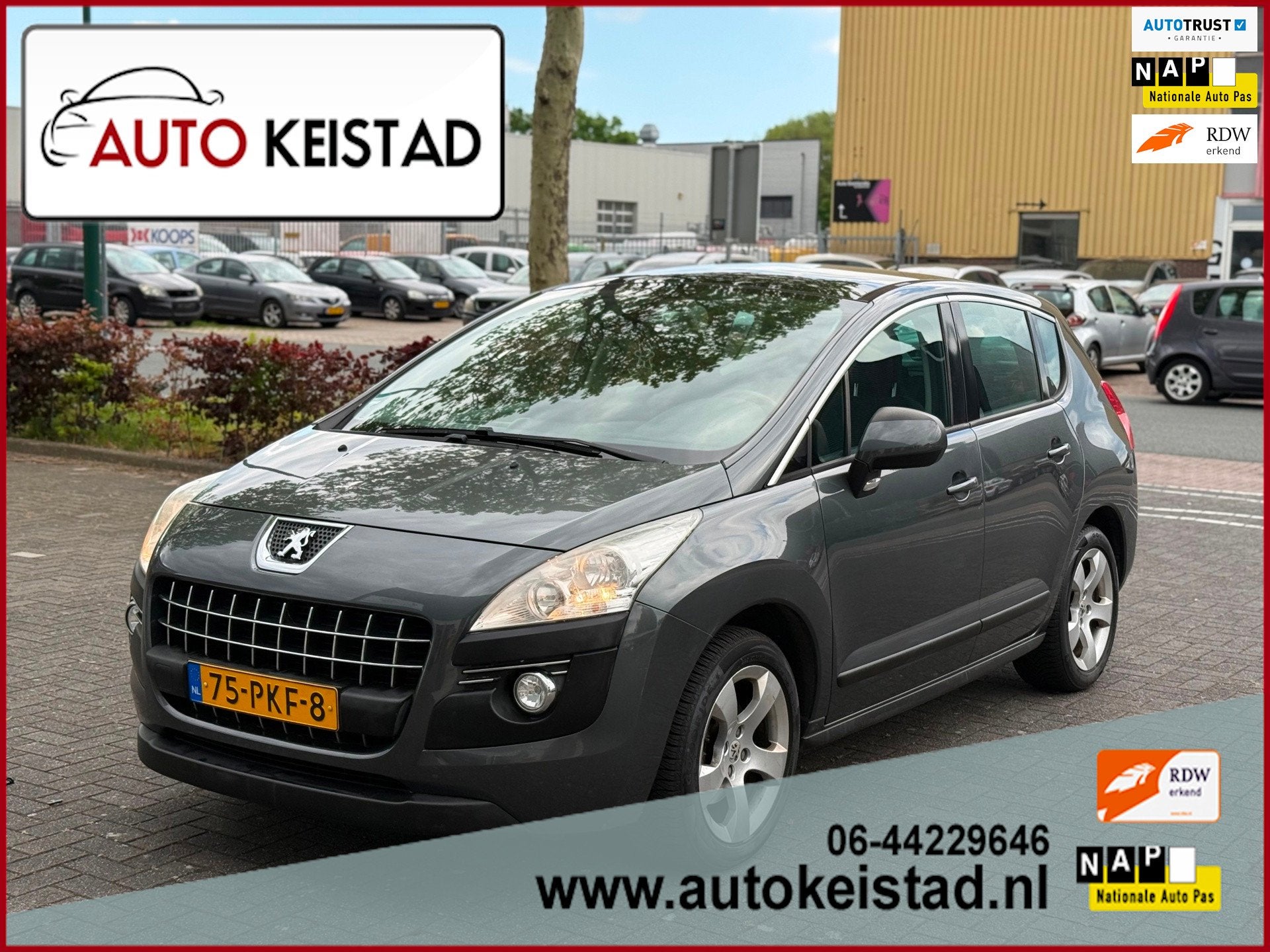 Peugeot 3008 1.6 THP ST 156PK PANORAMA/NAVIGATIE/CLIMA! SUPE, Auto's, Peugeot, Voorwielaandrijving, Euro 5, Stof, Gebruikt