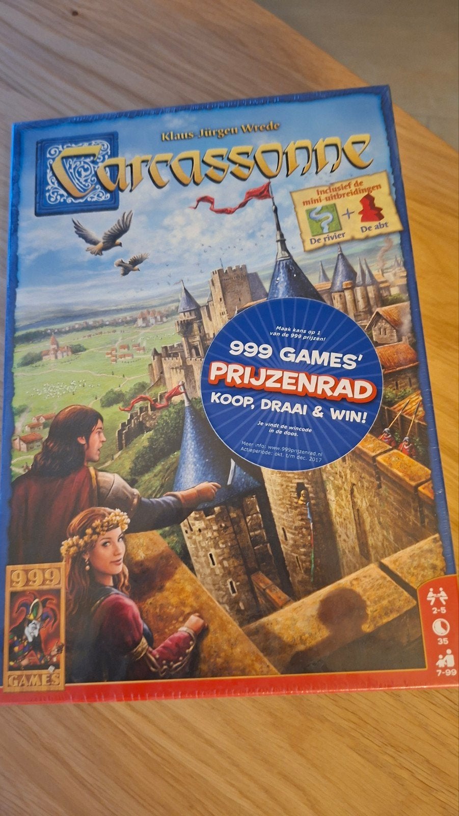 Carcassonne Bordspel - Nieuw in verpakking, Een of twee spelers, Ophalen of Verzenden, Nieuw, 999 Games