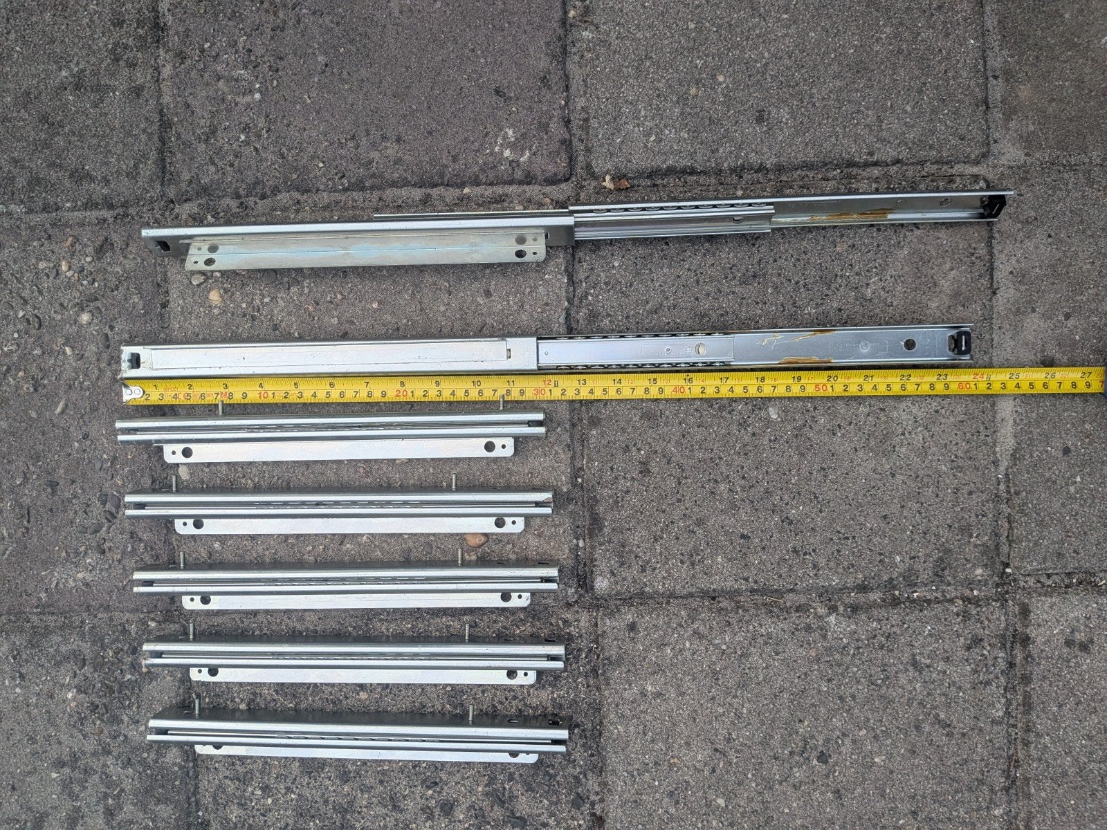 Kogelgelagerde ladegeleiders, Ophalen, Nieuw, 50 tot 100 cm, Minder dan 100 cm