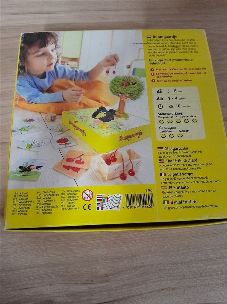 Boomgaardje - haba - s4066, Hobby en Vrije tijd, Gezelschapsspellen | Bordspellen, Verzenden, Zo goed als nieuw
