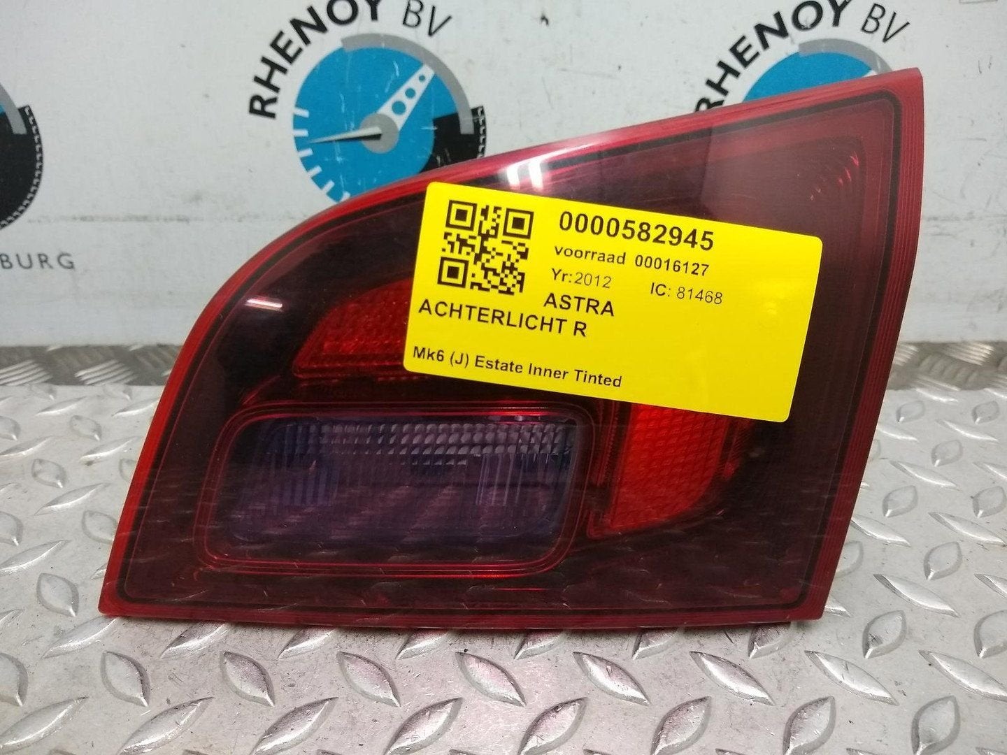 OPEL ASTRA 1.7 CDTi Cosmo ACHTERLICHT R 2012, Auto-onderdelen, Ophalen of Verzenden, Gebruikt, ARN erkend