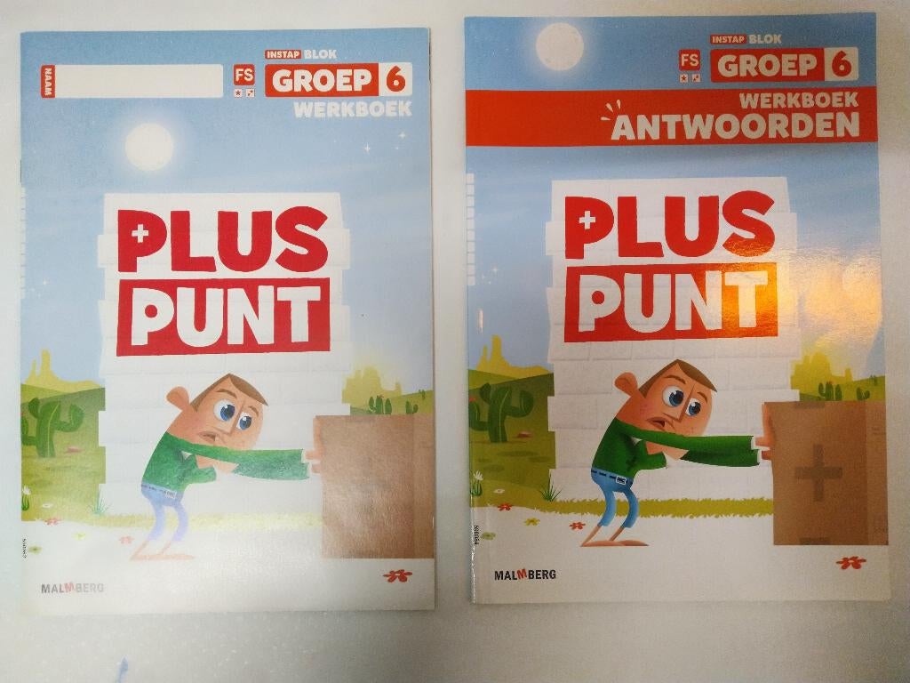 Pluspunt - Groep 6 - Instap Werkboek en antwoordenboek 6FS, Ophalen of Verzenden, Nieuw, Overige niveaus, Overige vakken
