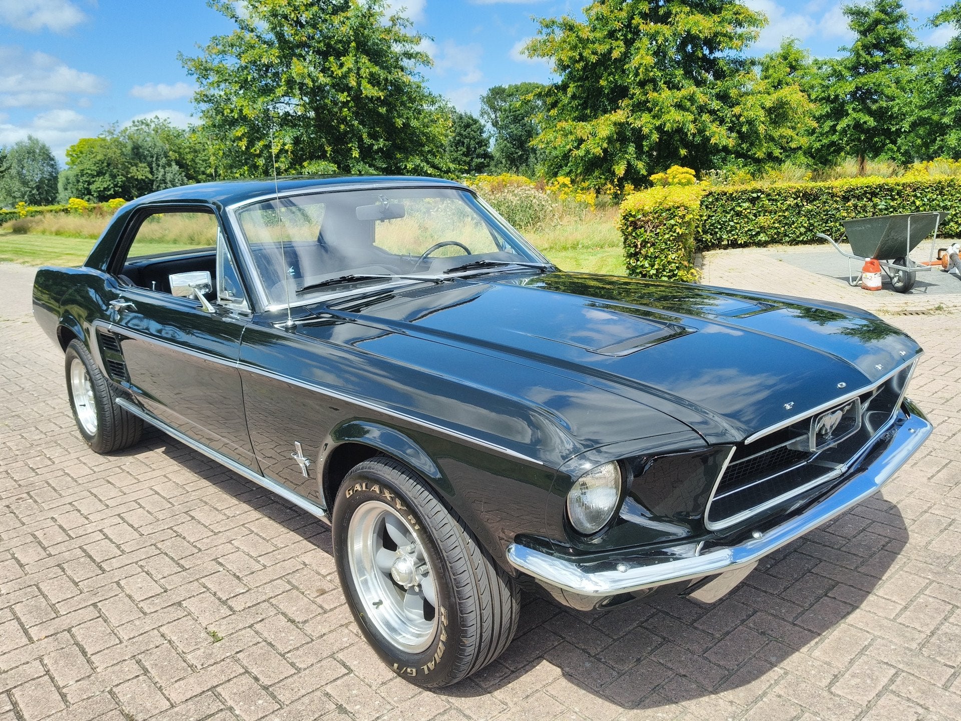 Ford Mustang HARDTOP 289 V8 COUPE C CODE! NL KENTEKEN, Auto's, Automaat, 5000 cc, Zwart, Origineel Nederlands