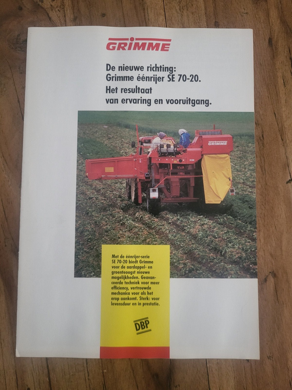 tractor folder Grimme SE 70-20 éénrijer, Ophalen of Verzenden, Zo goed als nieuw