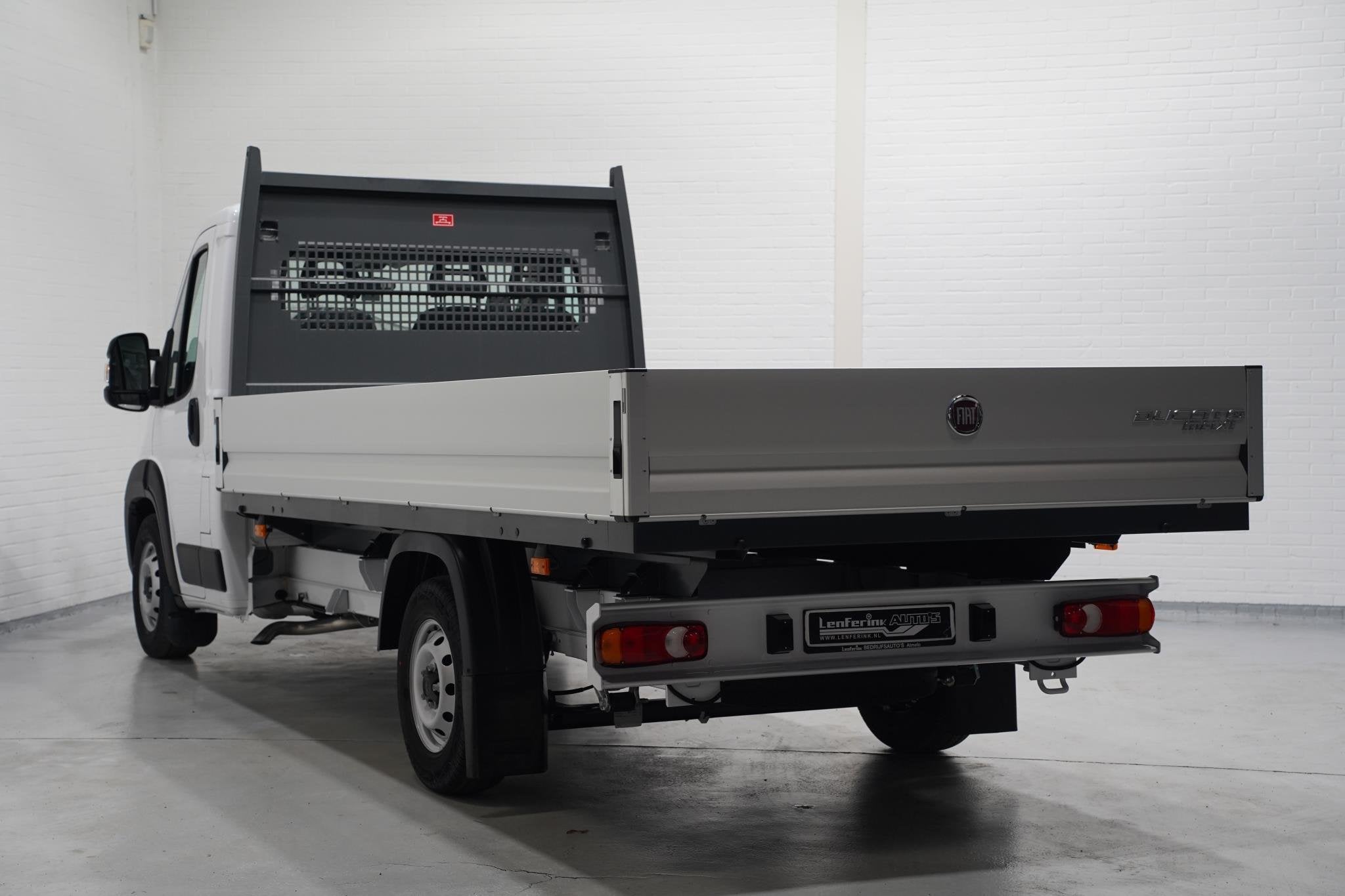 Fiat Ducato 2.2 MJet 140 pk L4 Pick Up / Open Laadbak Airco,, Auto's, Voorwielaandrijving, Stof, Gebruikt, 4 cilinders