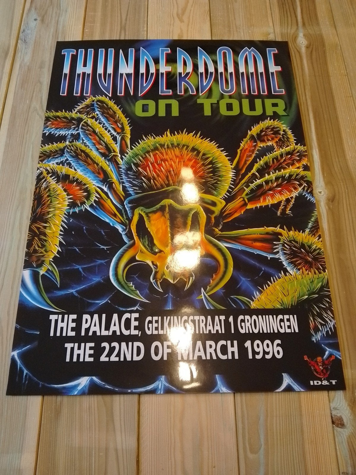 Thunderdome XII on tour poster hardcore gabber ID&T, Ophalen of Verzenden, Nieuw, Reclame