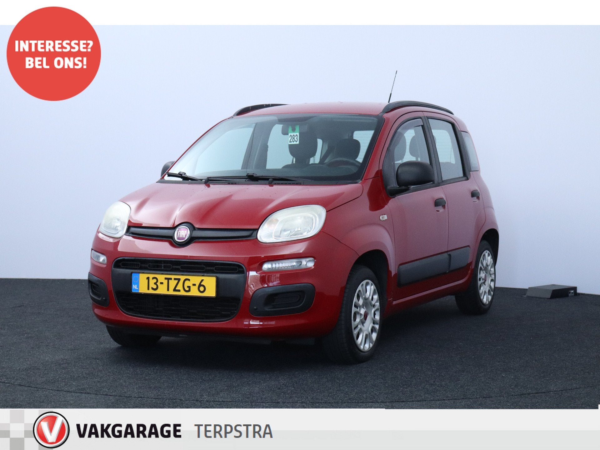 Fiat Panda 0.9 TwinAir Pop/ Stuurbekr/ C.V. Afstand/ Elek. R, Voorwielaandrijving, Euro 5, Zwart, Panda