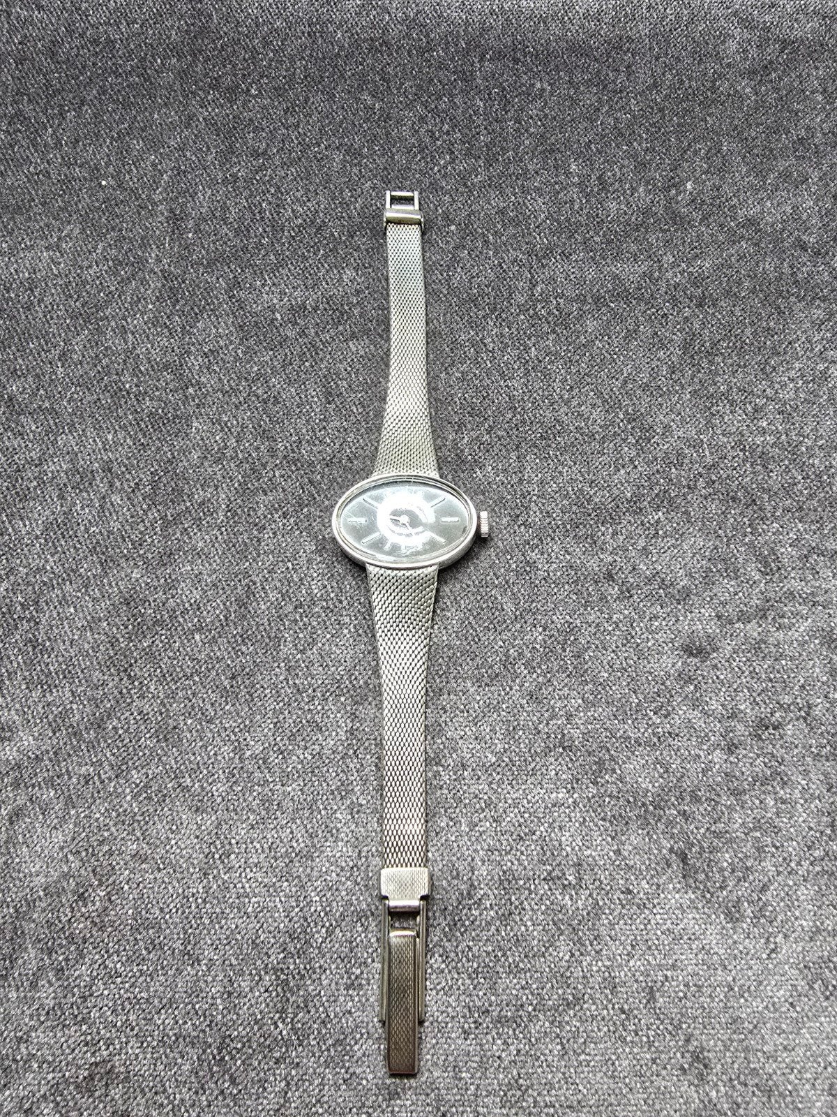 Zilveren vintage opwind horloge. Werkend, Ophalen of Verzenden, Gebruikt, Staal, Overige merken