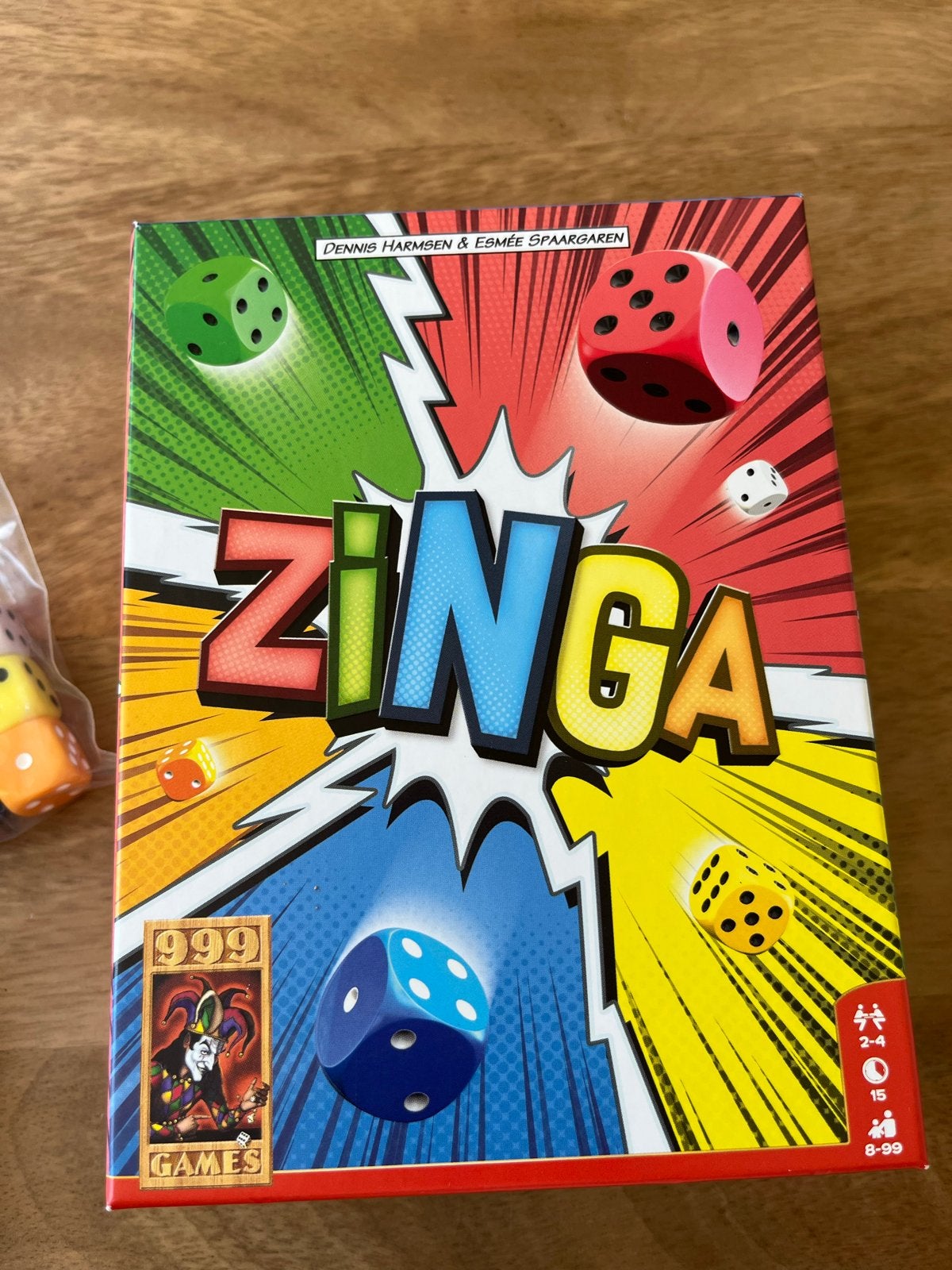 Zinga dobbelspel - Zo goed als nieuw, Drie of vier spelers, Ophalen of Verzenden, Zo goed als nieuw