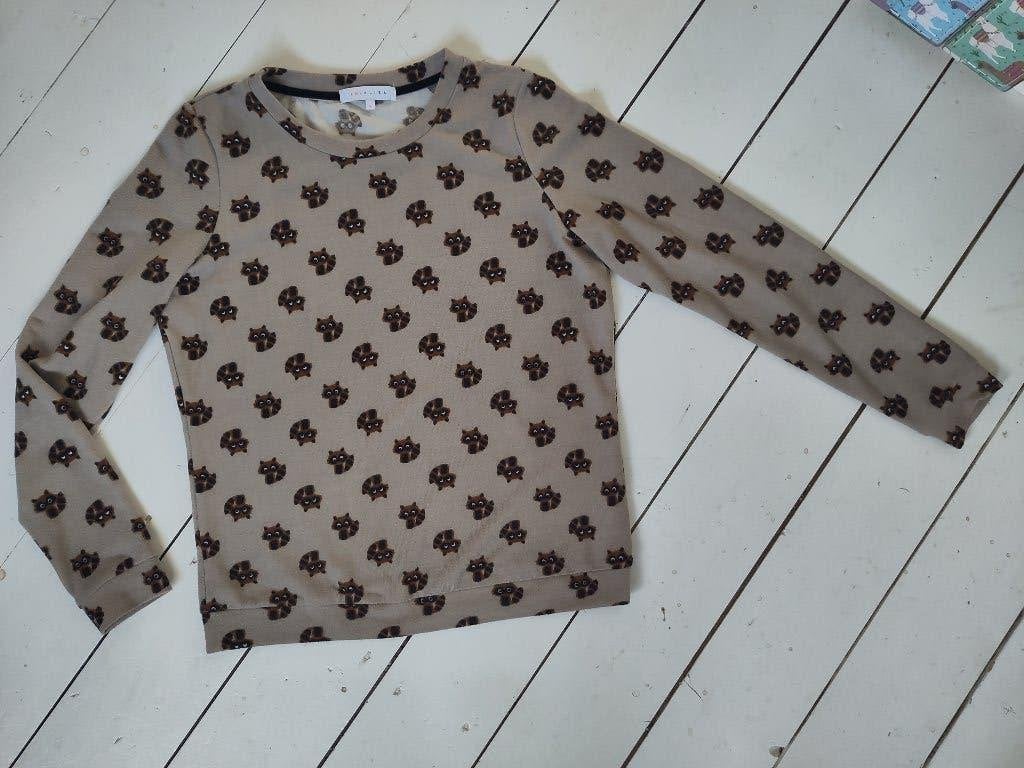 Lola Liza trui met wasberen, maat S, Beige, Ophalen of Verzenden, Zo goed als nieuw, Maat 36 (S)