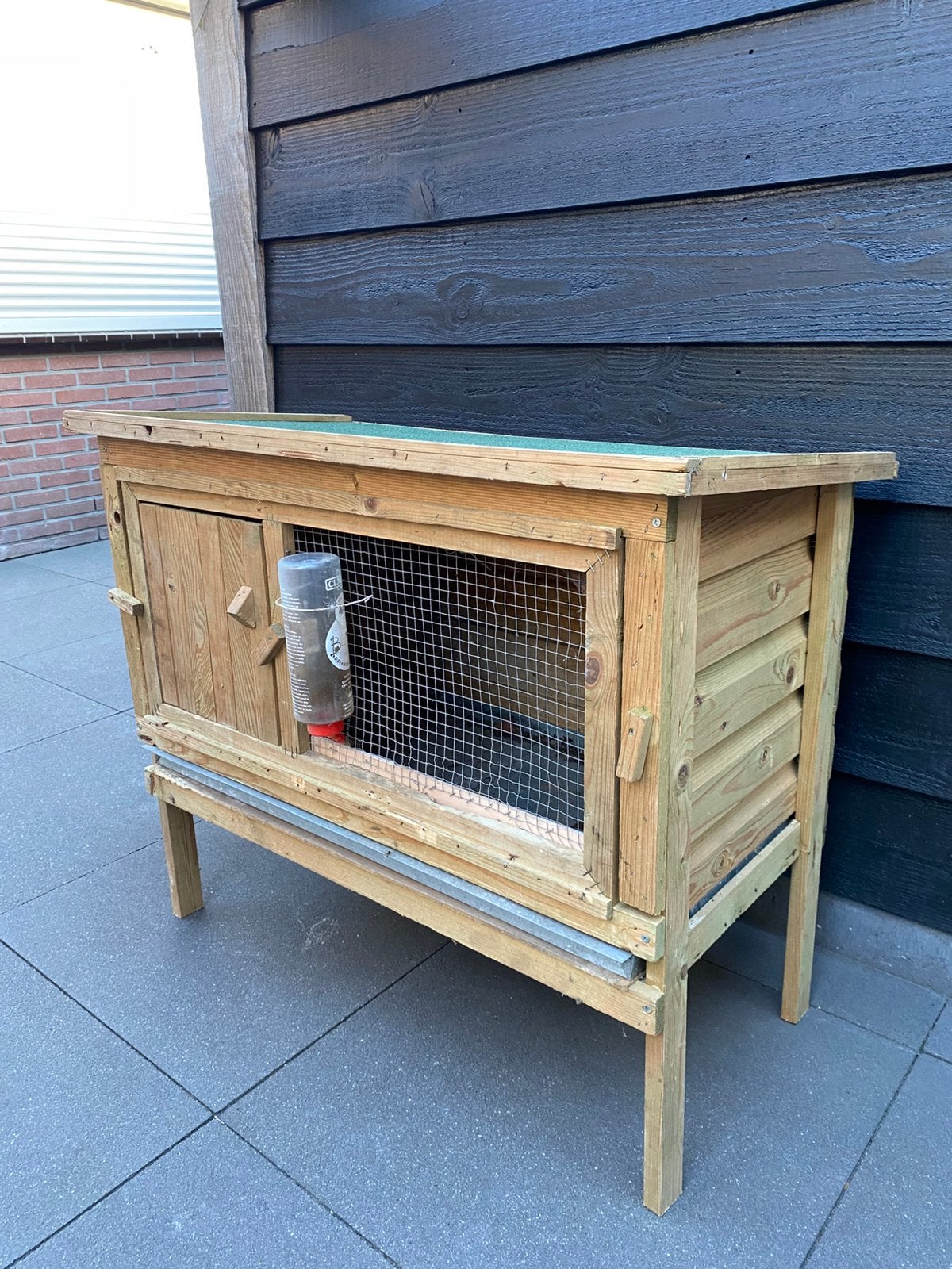 Leuk mooi hokje, Dieren en Toebehoren, Knaagdieren en Konijnen | Hokken en Kooien, Ophalen, 60 tot 90 cm, Zo goed als nieuw, Hok