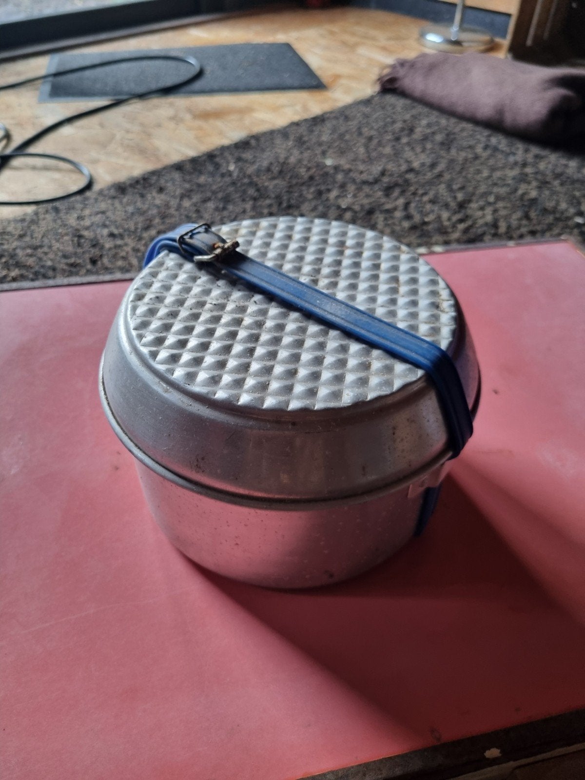 Vintage aluminium kookset / pannenset, Ophalen of Verzenden, Gebruikt