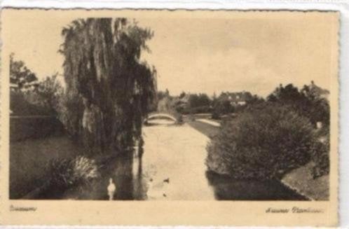 Bussum - Nieuwe Plantsoen - zwaan eend - 1940 gelopen, Verzamelen, Ophalen of Verzenden, 1940 tot 1960, Gelopen, Noord-Holland