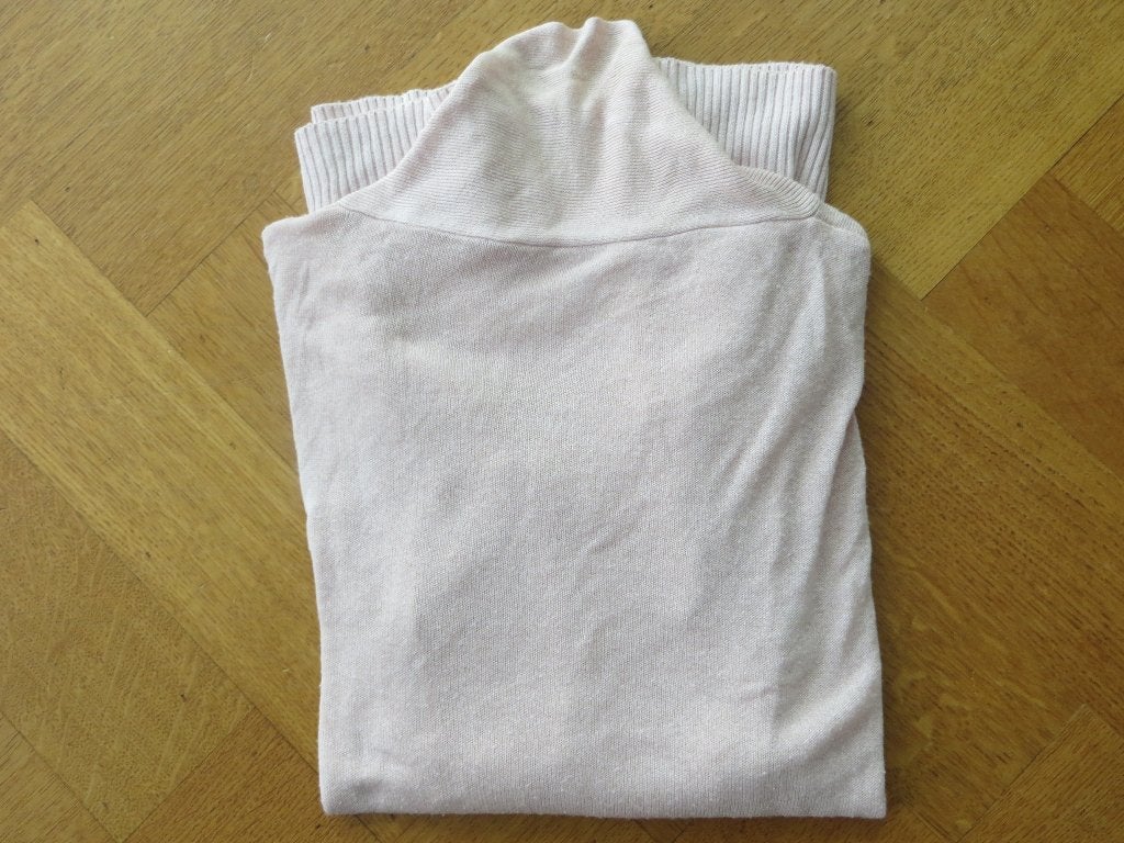 Vest Roze Poeder roze met Sjaalkraag Viscose Nylon Maat M, Ophalen of Verzenden, Zo goed als nieuw, Maat 38/40 (M), Roze