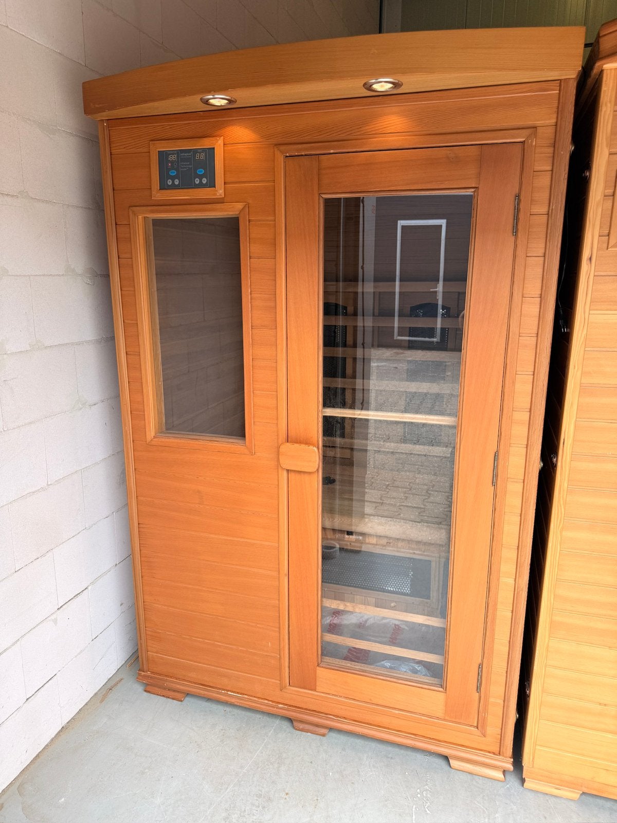 COMBI SAUNA | Infrarood + Finse sauna | GRATIS BEZORGING, Sport en Fitness, Sauna, Ophalen of Verzenden, Zo goed als nieuw, Fins of Traditioneel