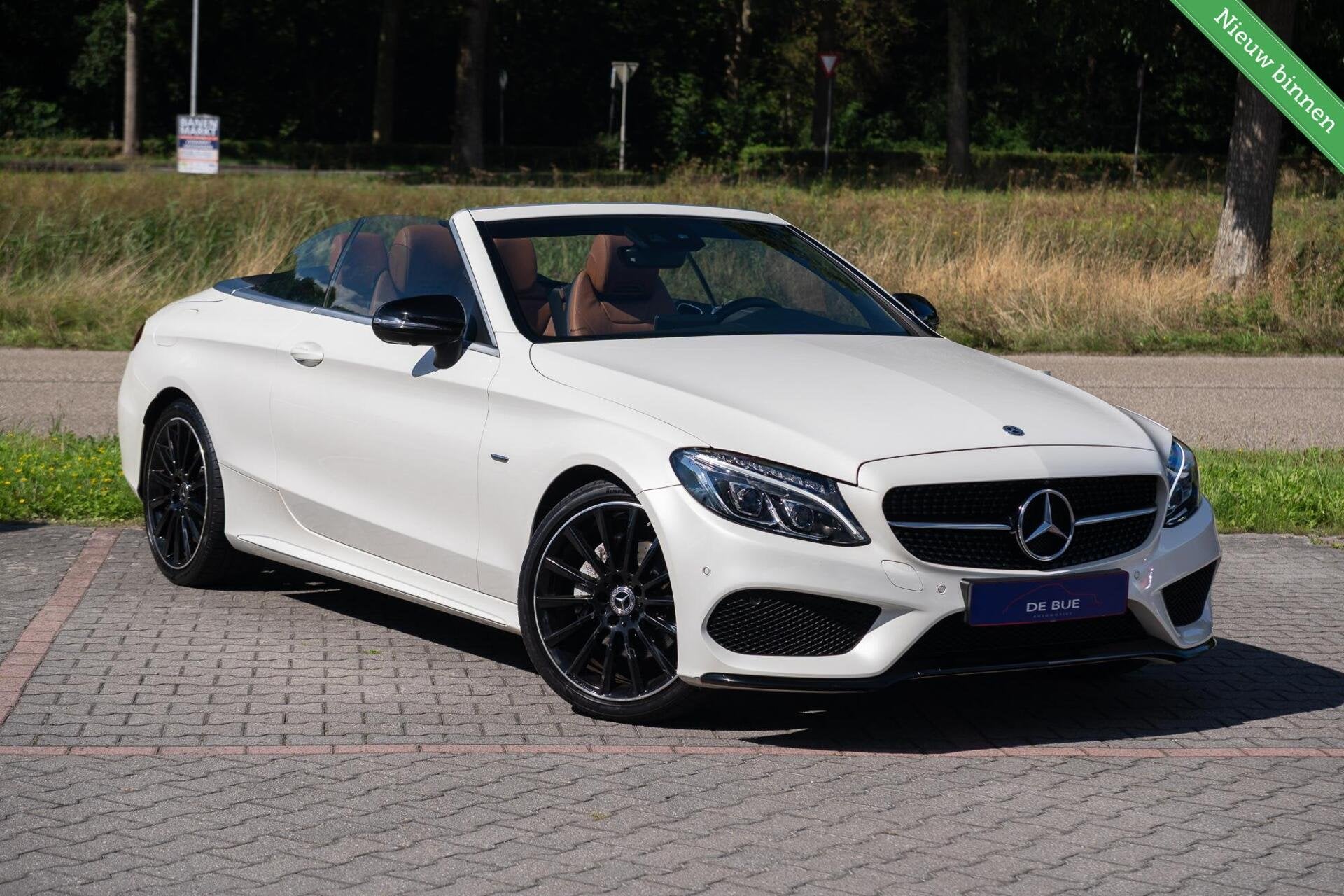 Mercedes C-klasse Cabrio Night AMG 9G|Org NL NAP|2e Eig|UNIE, Auto's, Automaat, Euro 6, Cabriolet, 4 stoelen