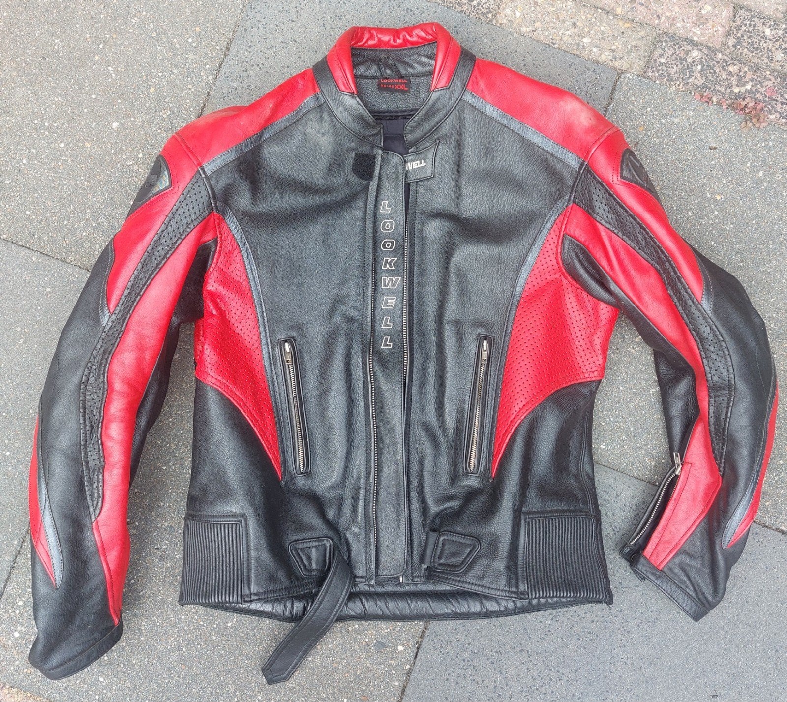 Leren Motorjas  (kledingmaat L), Motoren, Kleding | Motorkleding, Ophalen, Tweedehands, Jas | leer