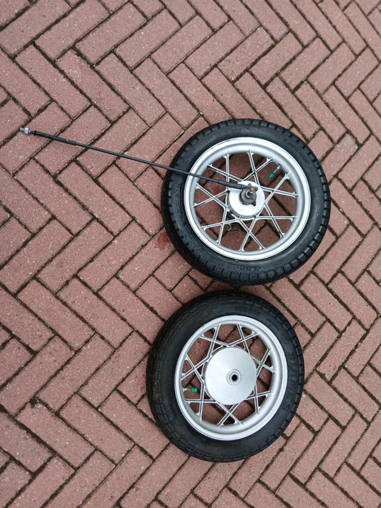 Gilera citta velgen zilver wielen, Ophalen of Verzenden, Gebruikt, Overige typen