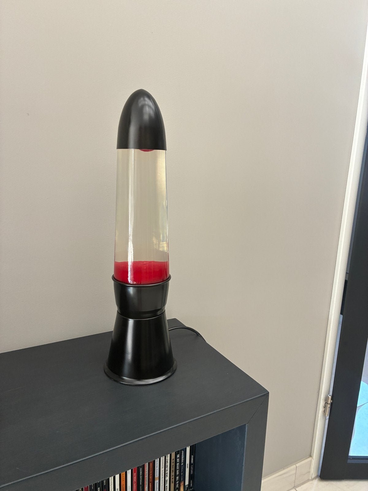 Vintage lavalamp jaren '70 - Rood/Zwart, Ophalen