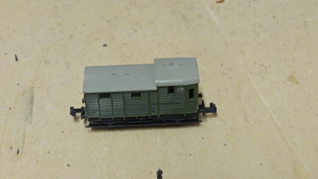 Minitrix N 3254 Güterzug, Gebruikt, Gelijkstroom, Trix, Wagon