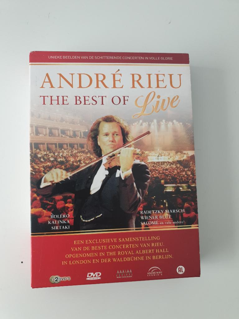 Dubbel DVD Box Andre Rieu - The best of Live, Alle leeftijden, Ophalen of Verzenden, Zo goed als nieuw