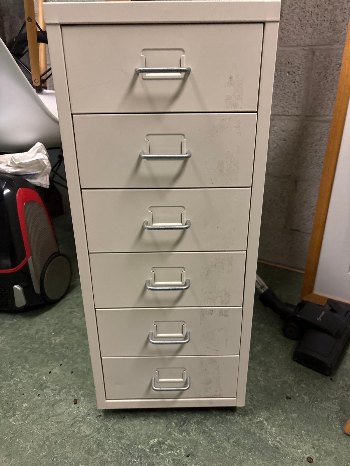 Ikea Alex ladeblok/ladenkast met 6 lades, Ophalen, Gebruikt, 5 laden of meer, 100 tot 150 cm