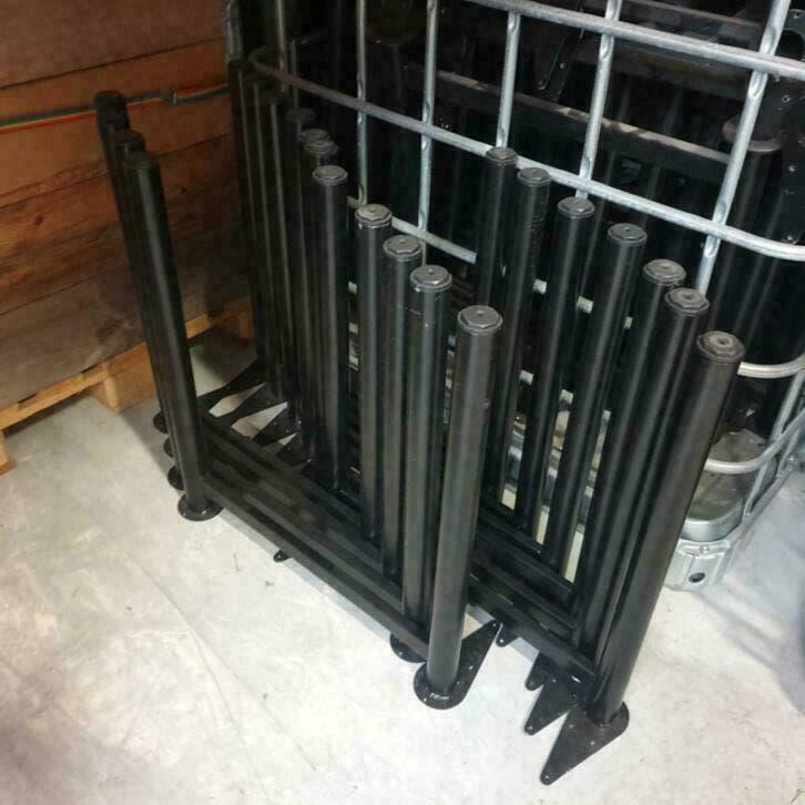 grote partij metalen tafelpoten losse poten voor tafel buro, Huis en Inrichting, Tafelonderdelen, Ophalen, Gebruikt, 200 cm of meer