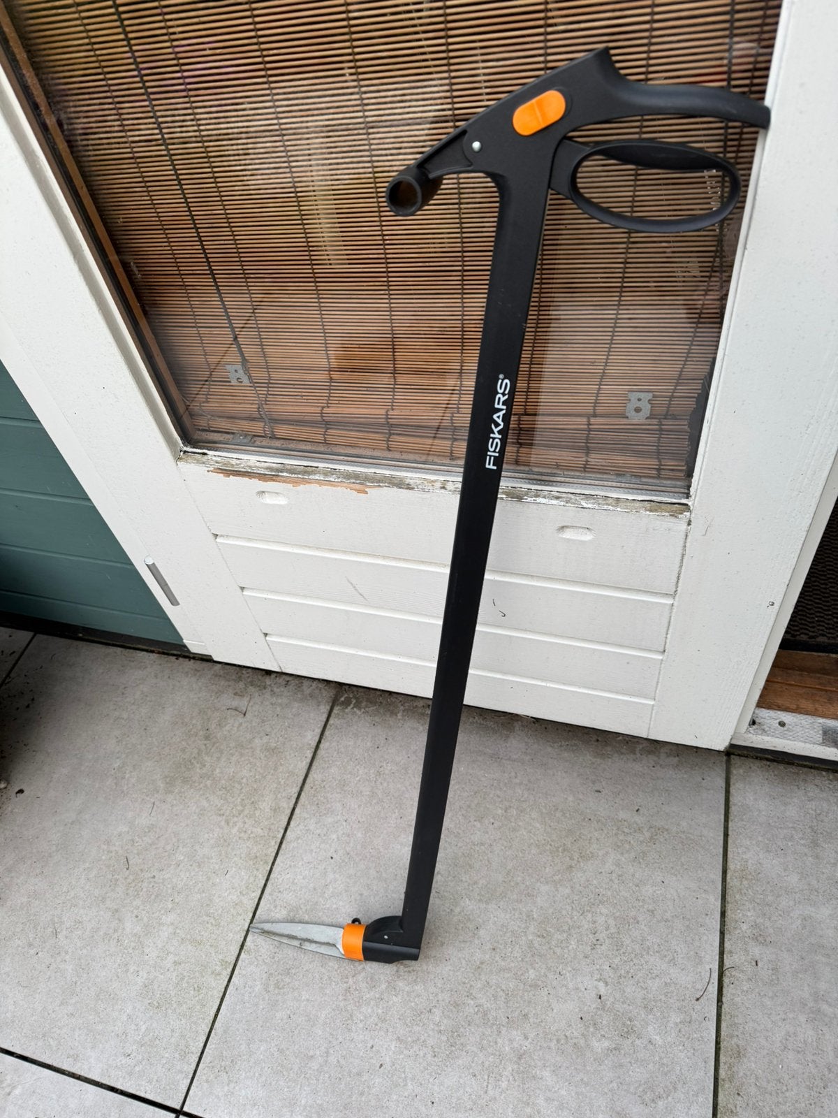 Fiskars graskanten schaar servo system, Ophalen, Zo goed als nieuw