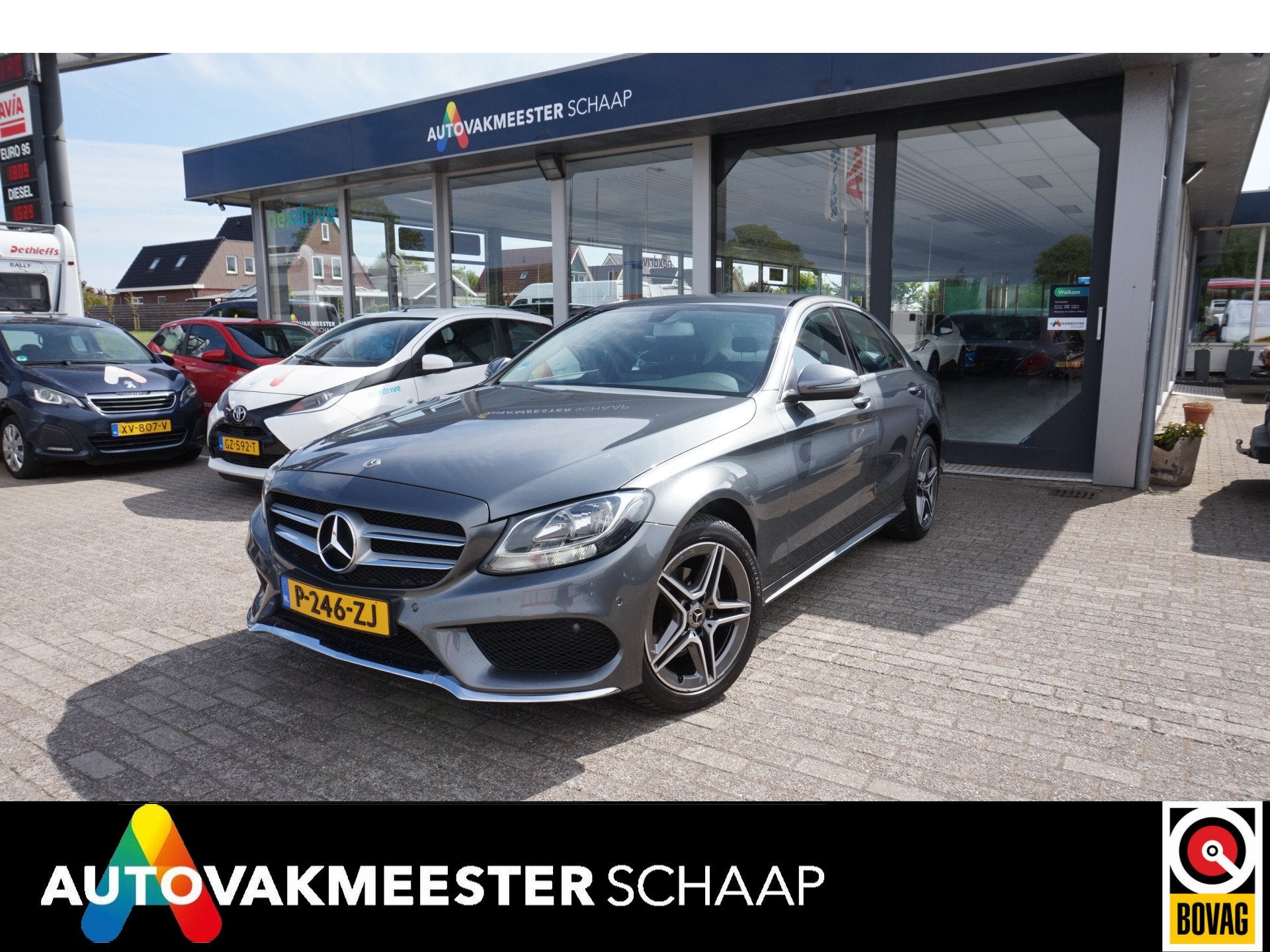 Mercedes-Benz C-Klasse 180 Premium Plus Automaat ,111dkm Inc, Auto's, 12 maanden, Leder en Stof, 1595 cc, Bedrijf