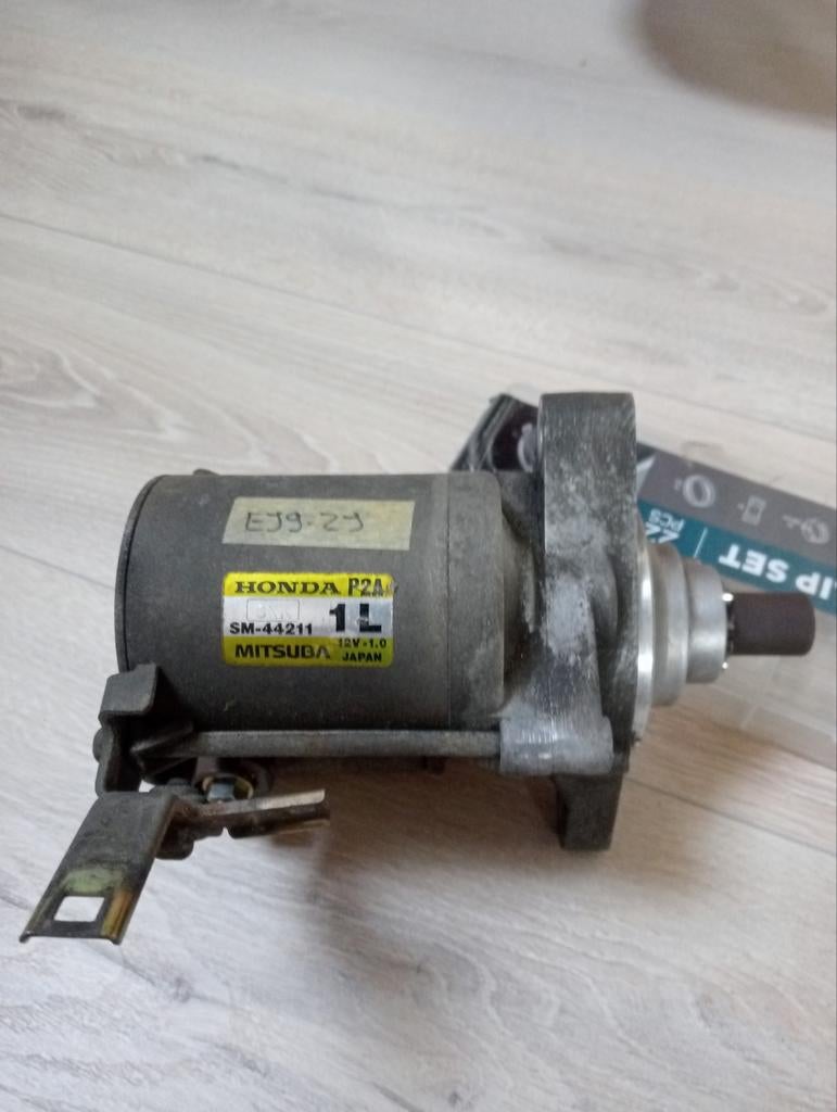 Startmotor Honda civic 1996 - P2A SM-44211 Mitsuba 12V-1.0, Ophalen of Verzenden, Gebruikt, Honda