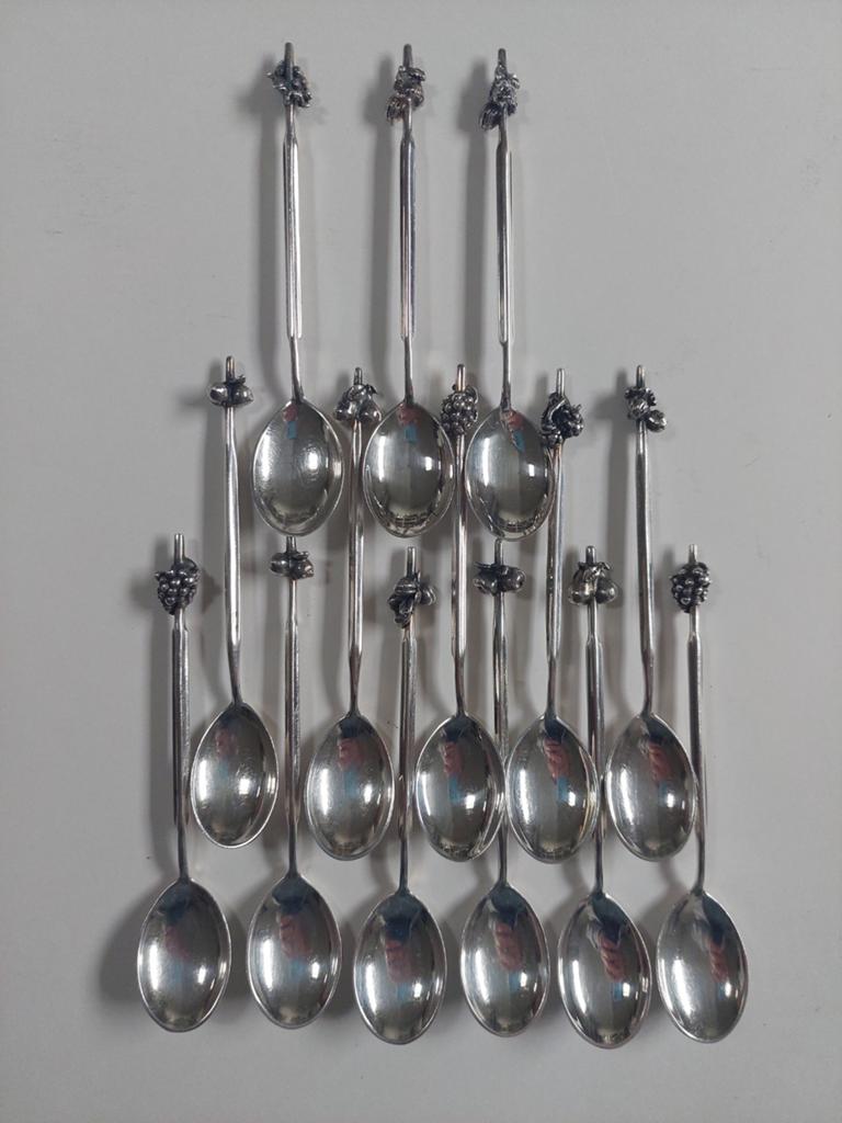 Lepeltjes, zilver, Antiek en Kunst, Ophalen of Verzenden, Zilver