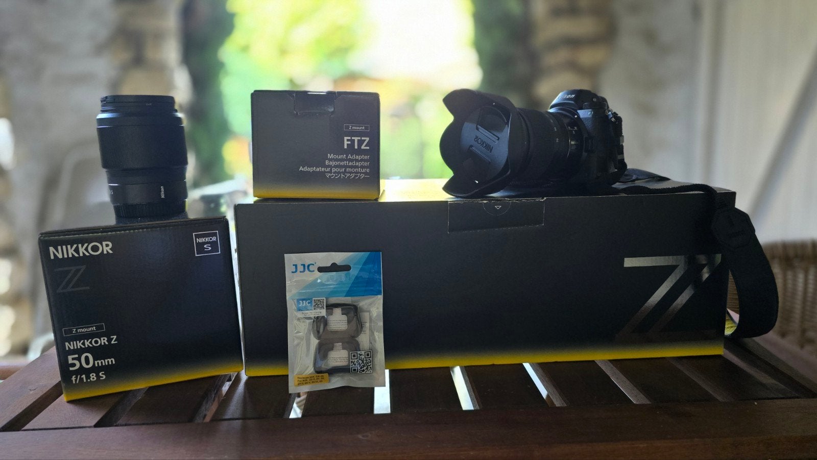 Super mooie set Nikon z6, FTZ, 24-70 F4, 50 1.8, Ophalen, Geheugenkaart, Bluetooth, Zo goed als nieuw
