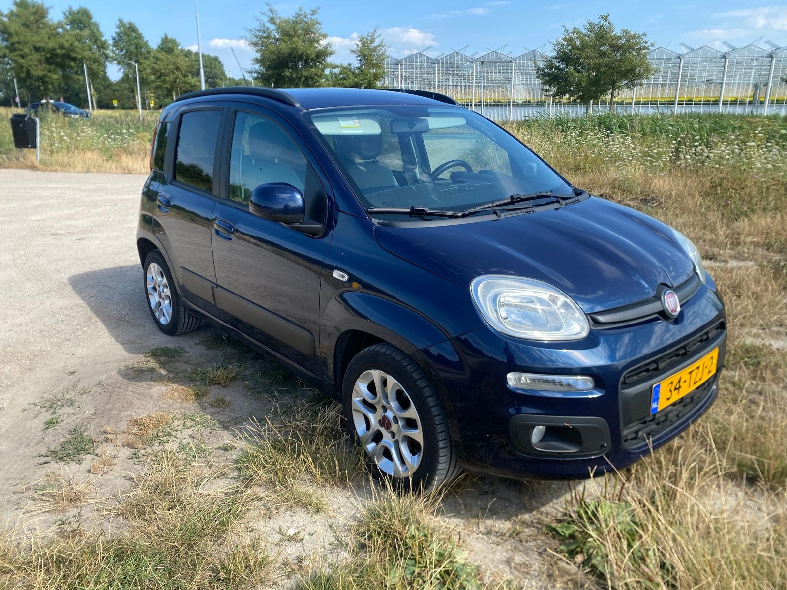 Fiat Panda, Auto's, Voorwielaandrijving, Stof, Panda, Blauw