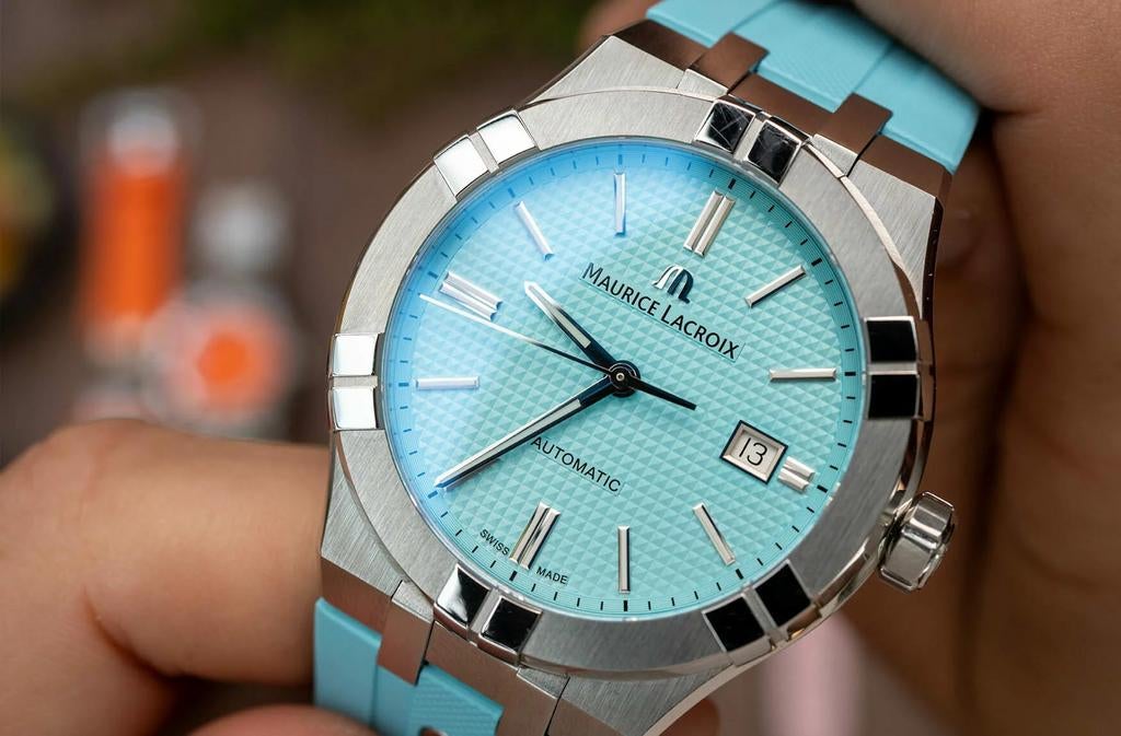 Maurice Lacroix Aikon Limited, Sieraden, Tassen en Uiterlijk, Horloges | Heren, Staal, Staal, Polshorloge, Zo goed als nieuw