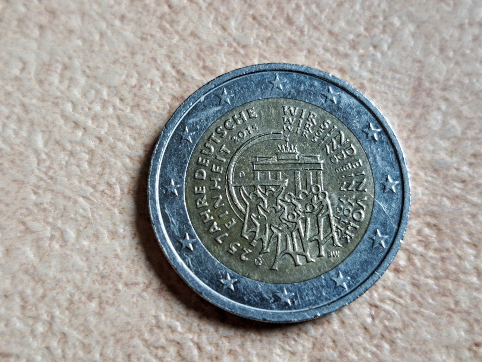2 euro cc Duitsland 2015 Duitse Eenheid (G), Ophalen of Verzenden, Duitsland, 2 euro