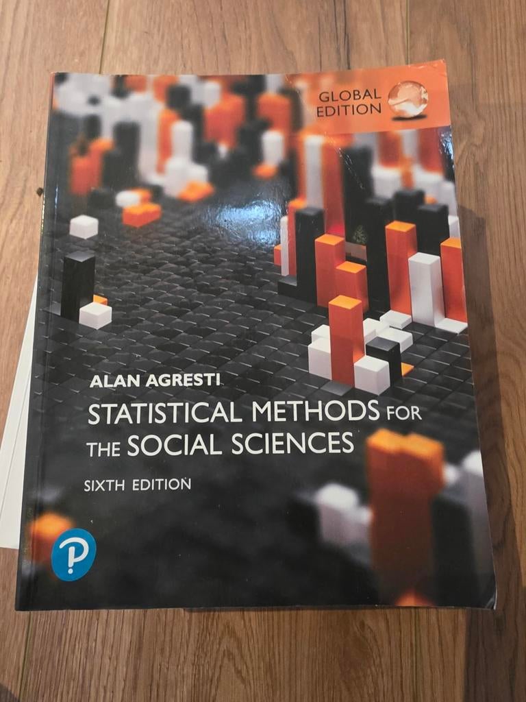 Statistical Methods for the Social Sciences - Alan Agresti, Boeken, Alan Agresti, Zo goed als nieuw, Gamma, HBO