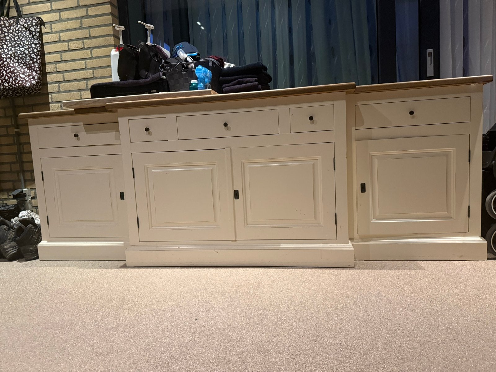 Rofra dressoir - Landelijke stijl, Ophalen, Gebruikt, 150 tot 200 cm, Met lade(s)