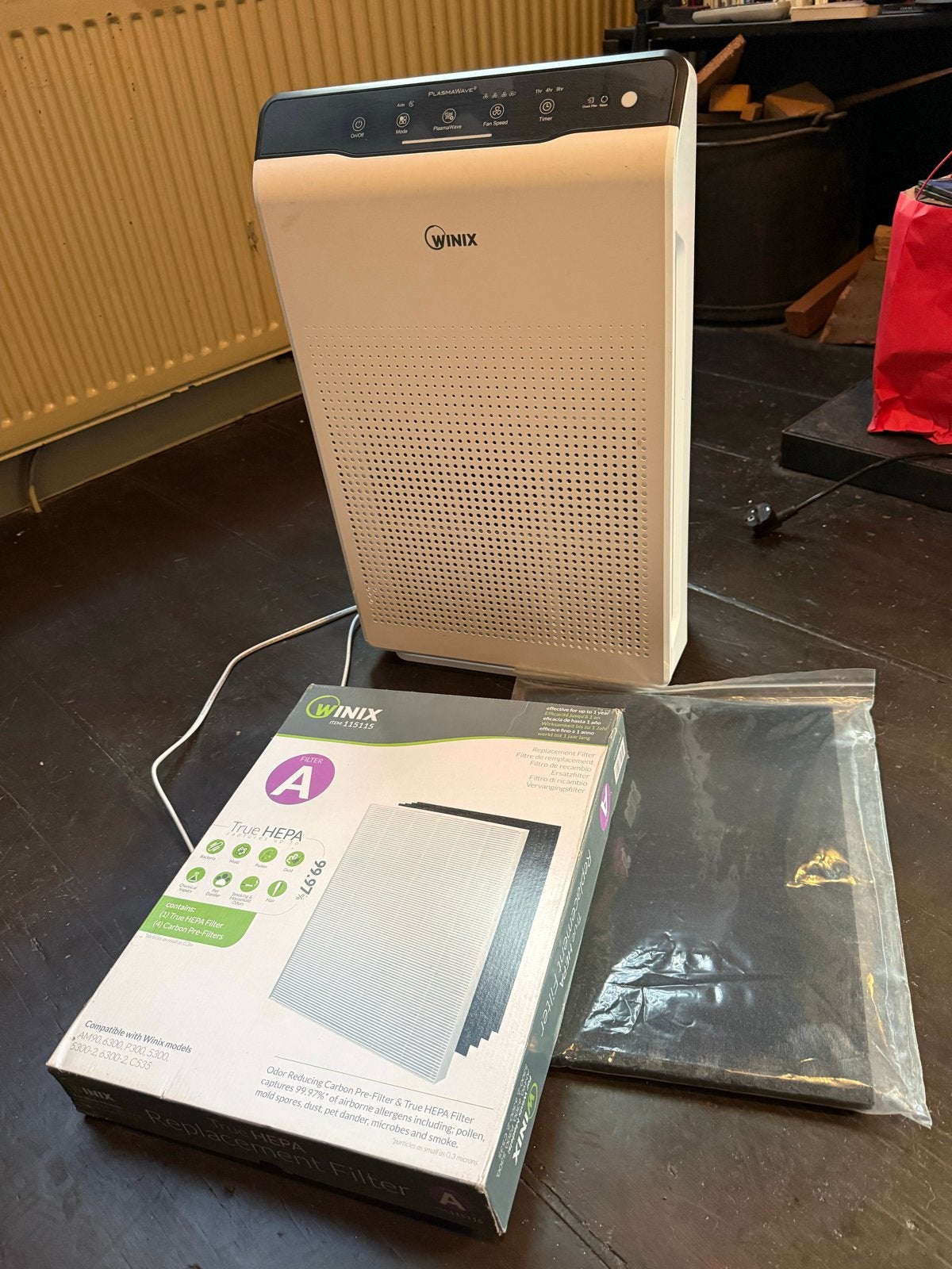 Winix Zero Luchtreiniger met ionisator + nieuwe filters, Ophalen, Zo goed als nieuw, Luchtreiniger