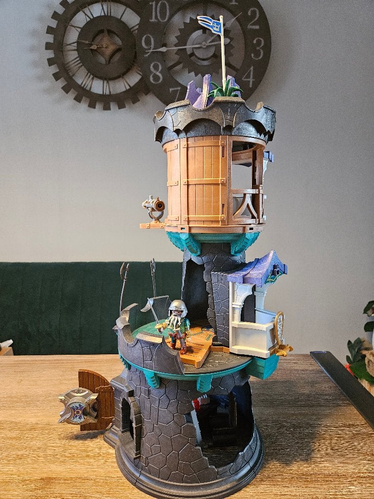 PLAYMOBIL Groene Drakenridders toren, Ophalen of Verzenden, Gebruikt