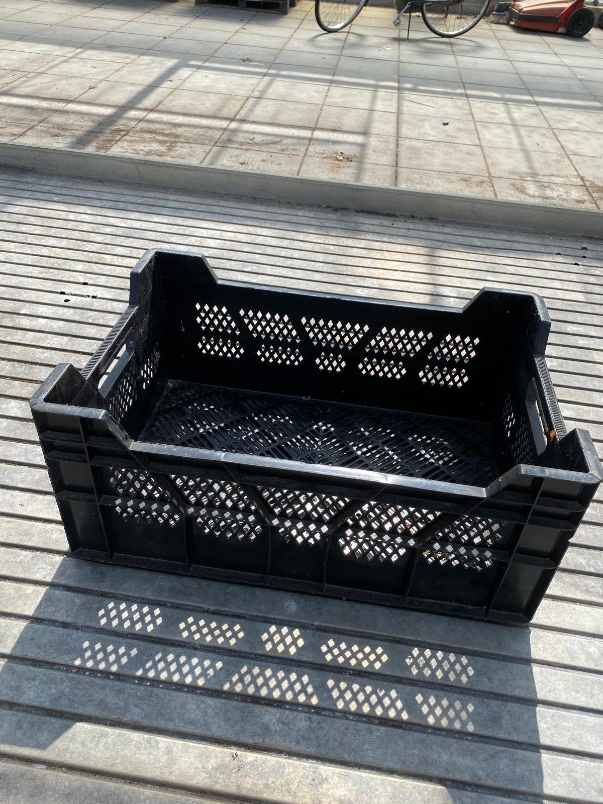 100 zwarte VML kisten te koop!, Ophalen, Doos, 100 cm of meer, 60 cm of meer