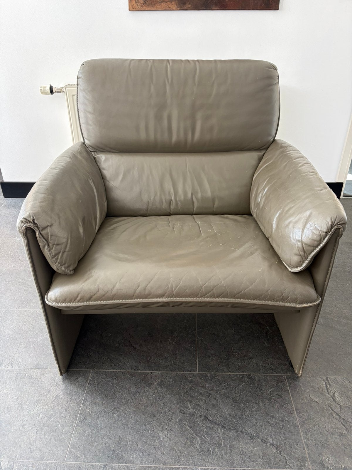 Leolux leren Bora Bora fauteuil, Ophalen, Gebruikt, Eenpersoons, Minder dan 150 cm