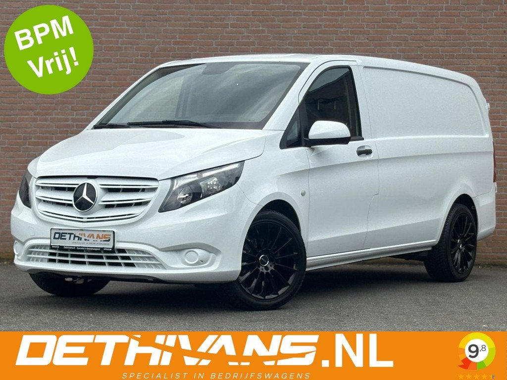 Mercedes-Benz Vito 114CDI 136PK Lang 9G-Tronic / Carplay / D, Automaat, Gebruikt, 4 cilinders, Met garantie (alle)