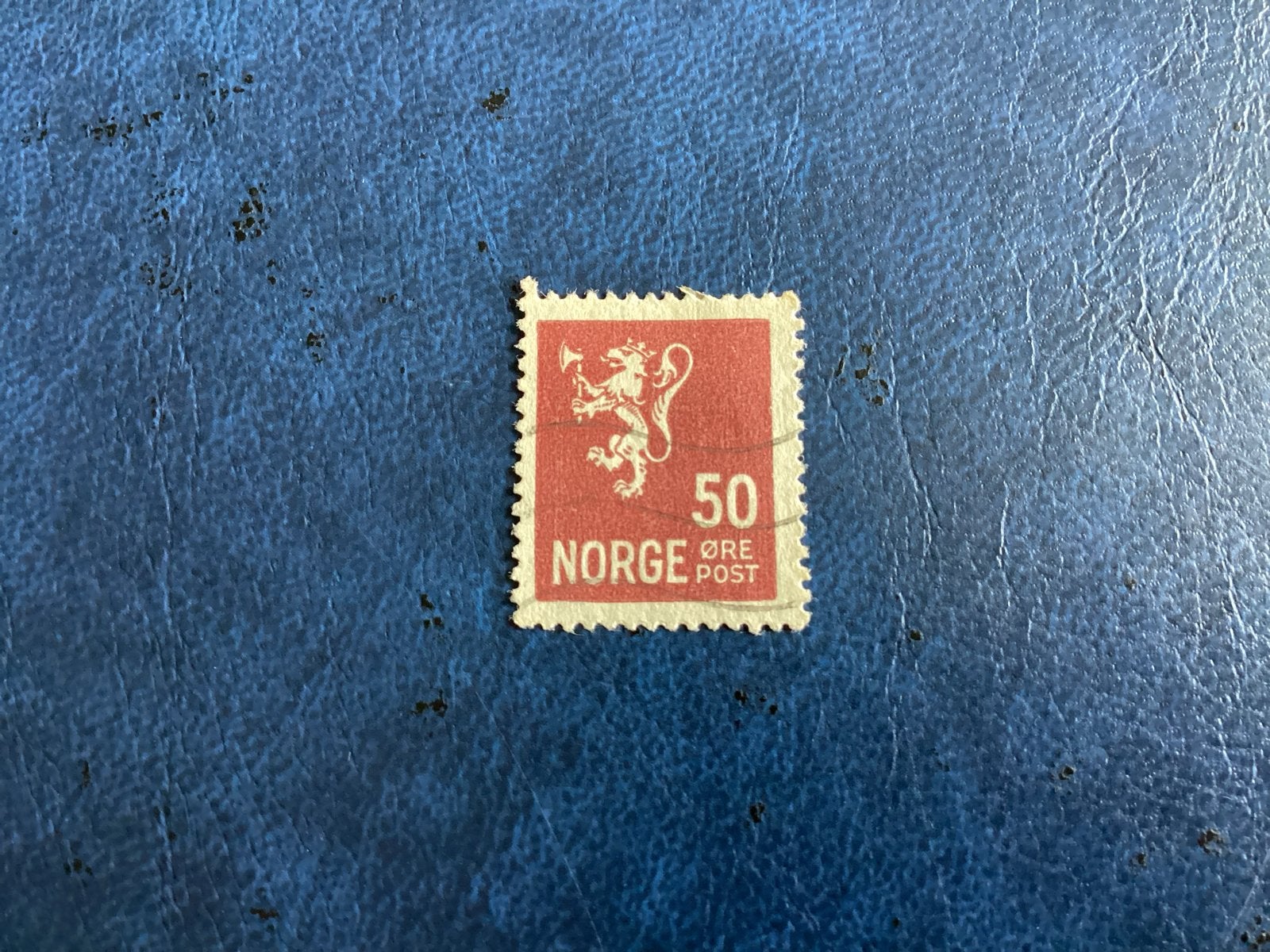 Noorwegen 1940/41- Mi.229-50 Øre met leeuw - Gestempeld, Ophalen of Verzenden, Overige landen, Gestempeld