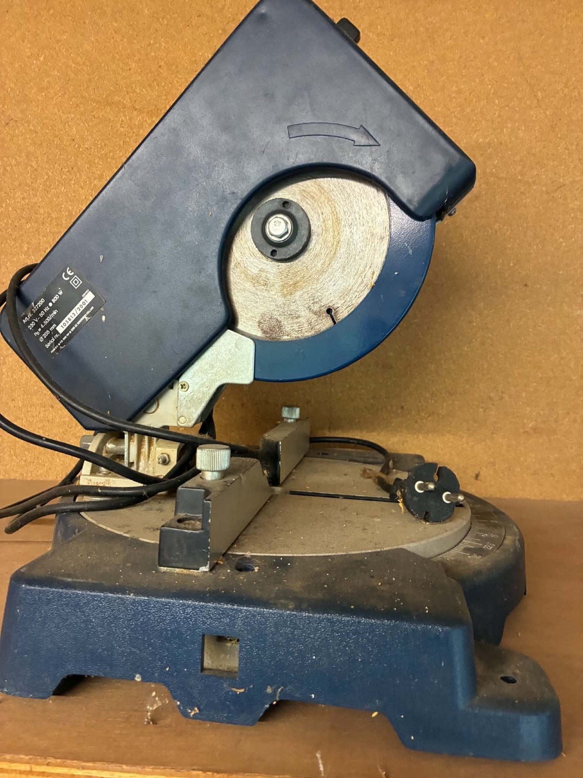 Gebruikte Scheppach HS100S Afkortzaag - Werkt nog zeer goed, Ophalen, Gebruikt, 70 mm of meer, Afkortzaag