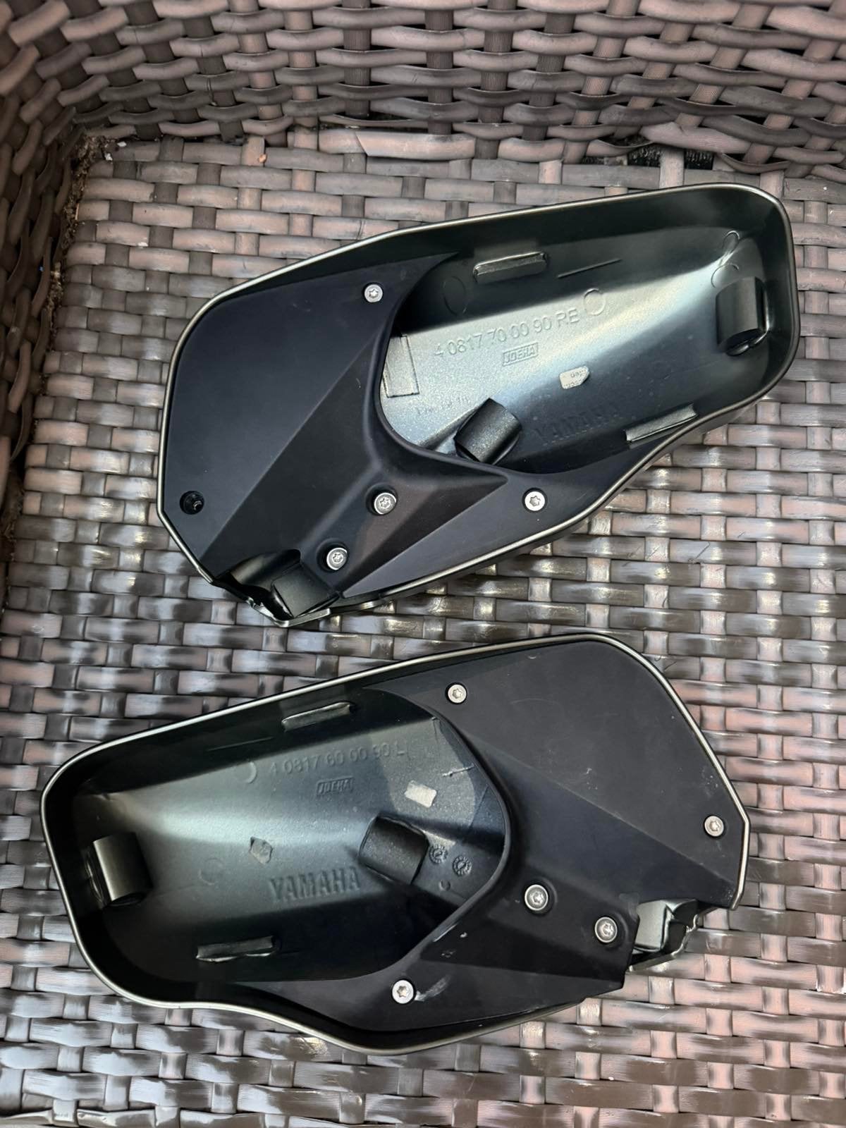 Originele Yamaha Handkappen / Handbeschermers (L+R), Ophalen of Verzenden, Gebruikt